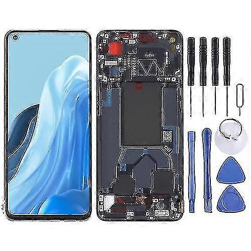 Replacement Lcd Screen Compatible with Oppo Reno7 5g China Pfjm10 Digitizer Complete Assembly With Frame