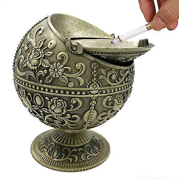Ceramic Ashtray With Lid, Windproof, Cigarette Ashtray
