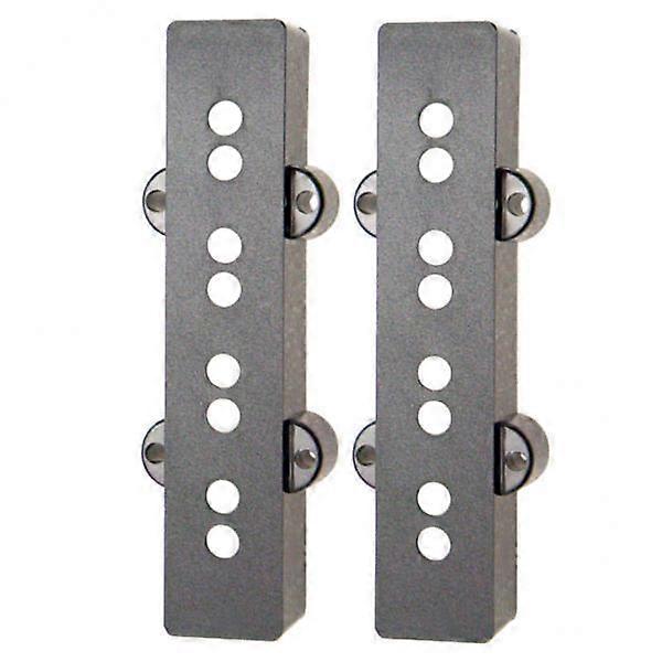 2xOpen Holes 4 String Pickup Covers for JB Style Guitar Jazz Bass Replacement