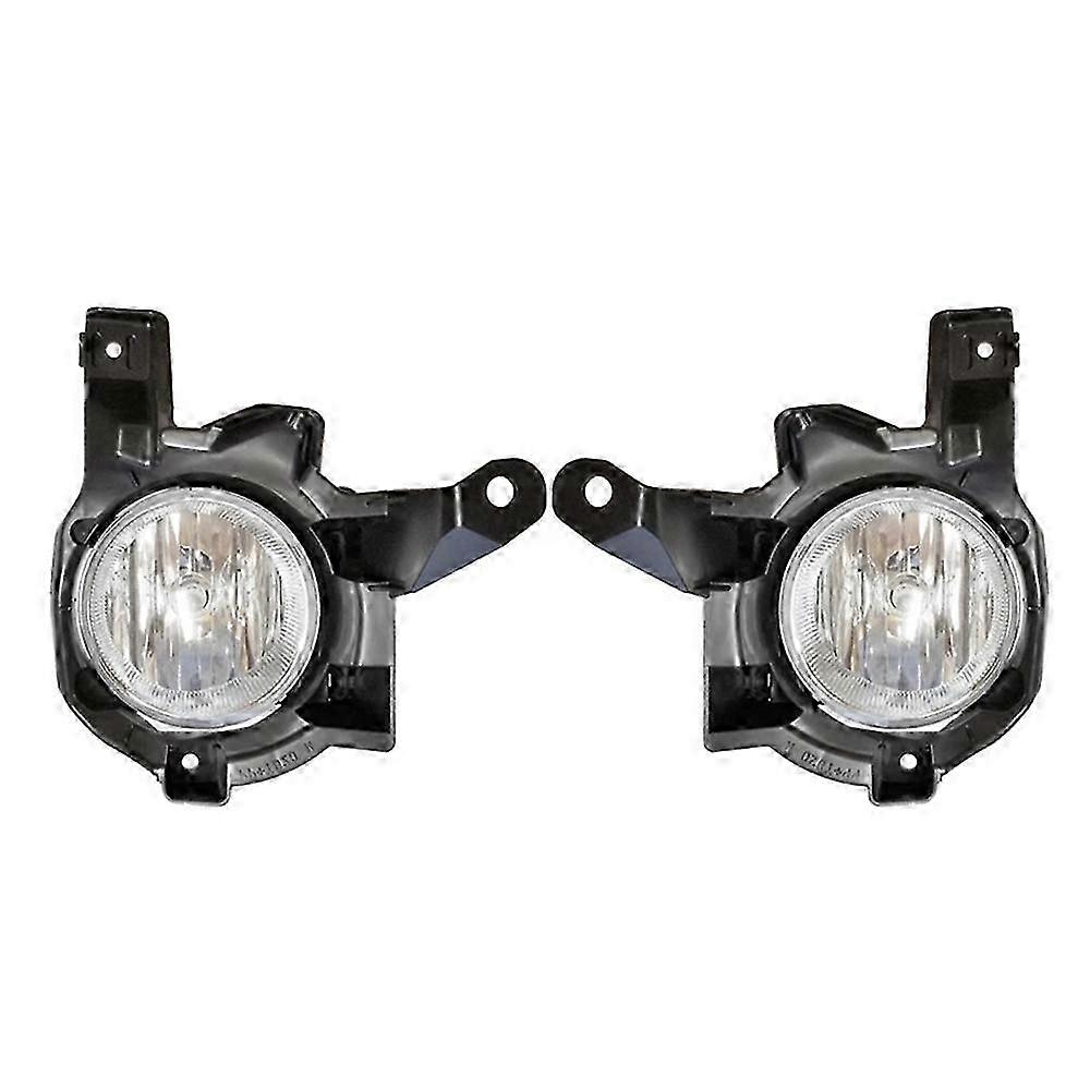 1Pair Car Front Bumper Fog Lights Assembly Driving Lamp Foglight with Bracket for 2013 2014 2015