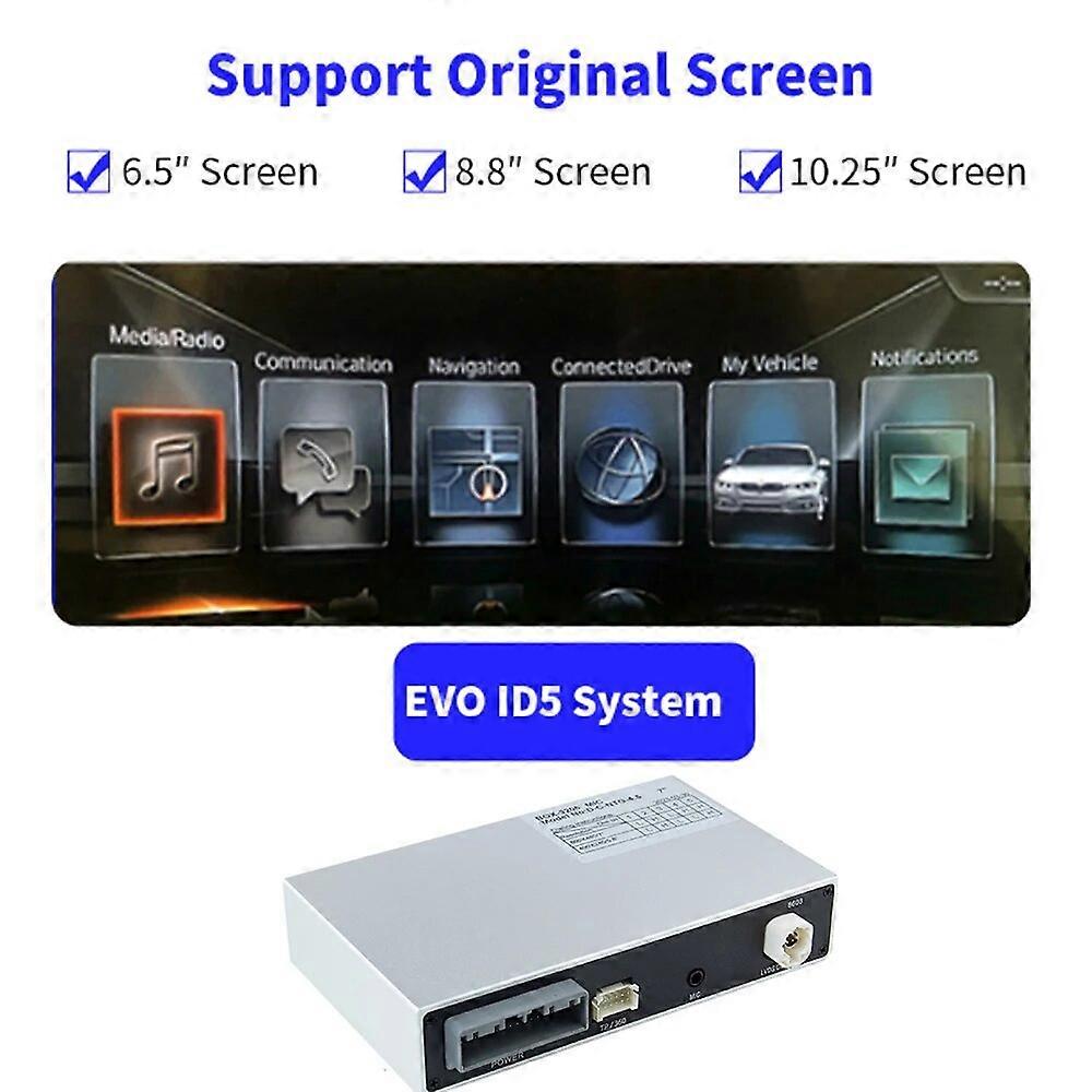 BMW i3 I01 NBT EVOシステム2013-2020用ワイヤレスCarPlay、AndroidオートミラーリンクAirPlay CarPlay、USBプレイSIRI