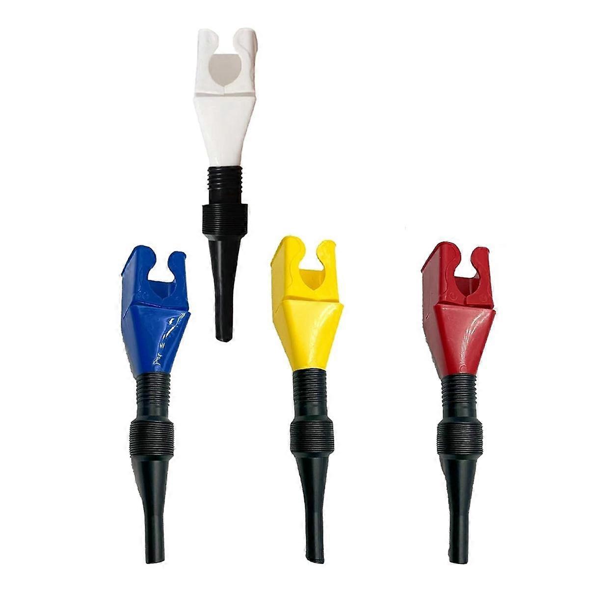 4Pcs Oil Filling Funnel Multi-Function Pour-Free Funnel Snap-On Funnel is Suitable for Automobile O