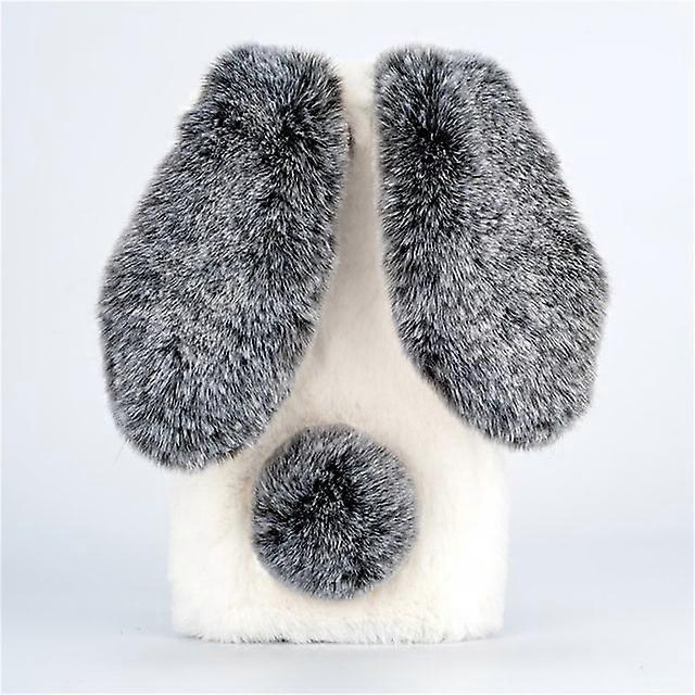 Case For Apple iPhone 14 Pro Max iPhone 13 Pro Max 12 11 X XR XS Max 8 7 Plus Shockproof Dustproof Back Cover Rabbit Solid Colored Textile TPU