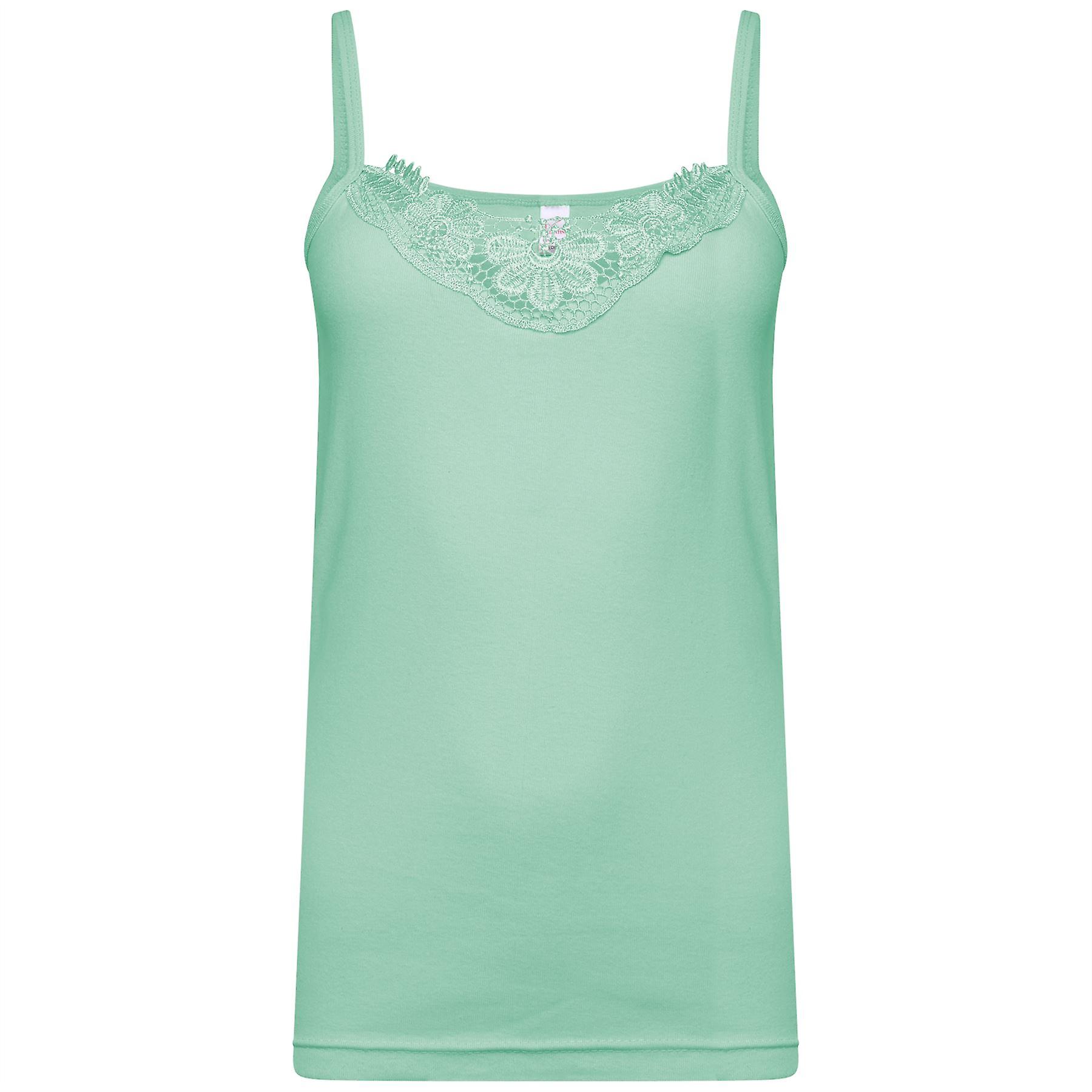Women's Lace Vest Mint S-XXL