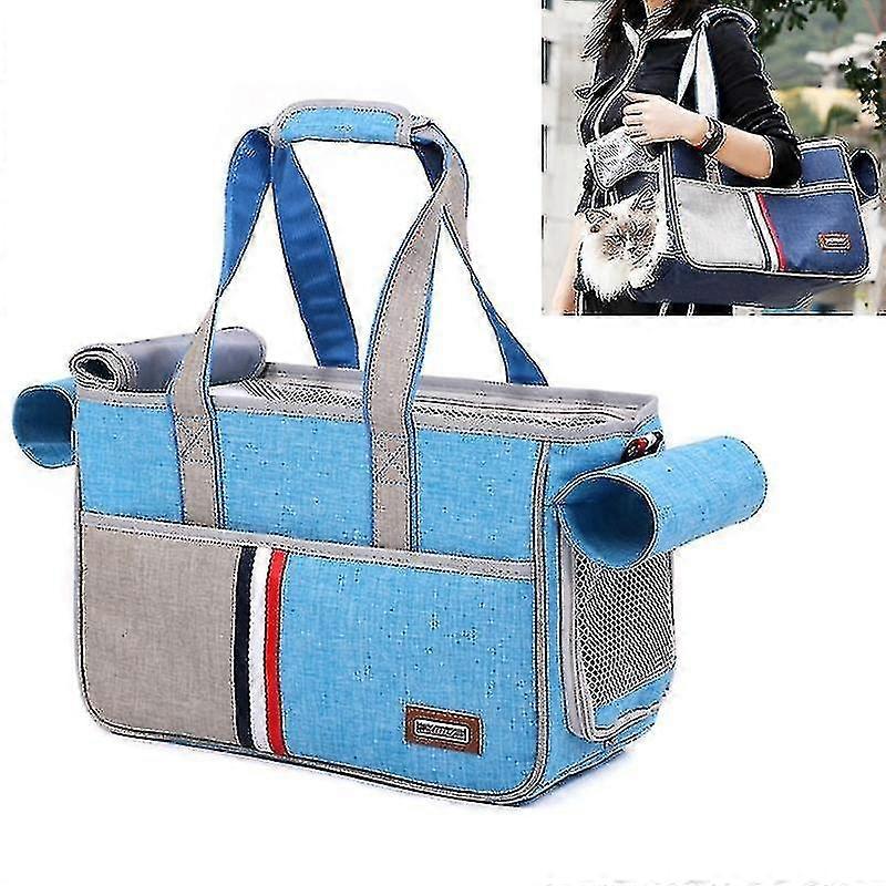 Dodopet Outdoor Portable Oxford Cloth Cat Dog Pet Carrier Bag Borsa a tracolla, Dimensioni: 43 X 19 X