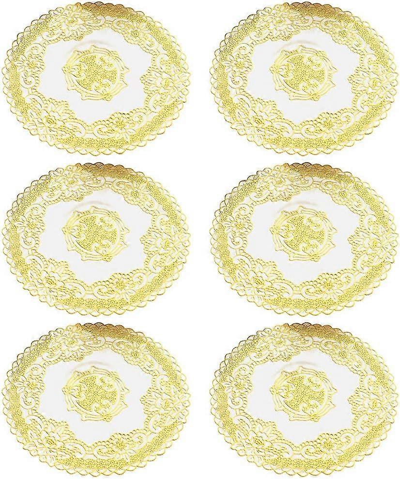 4 pcs sets de table Set de table en PVC lavable Mandala Fleurs Sets de table décoratifs Sets de table creux Sets de table antidérapants résistants à la chaleur Sets de table pour kitc