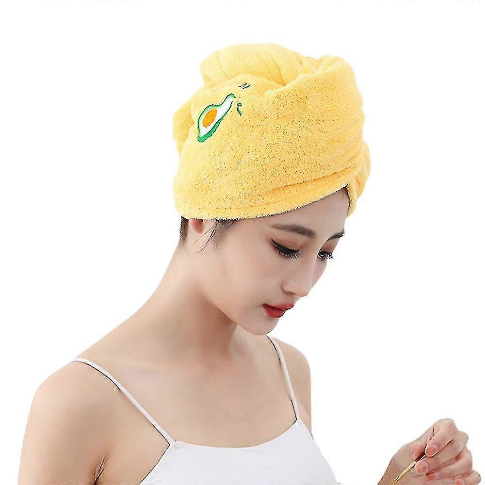Femei Duș Cap absorbant rapid de uscare prosop cap eșarfă păr uscat Wrap Hat
