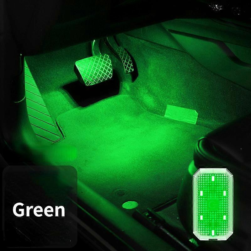 1 Adet LED Dokunmatik Işık Mini Kablosuz Araba İç Aydınlatma Otomatik Çatı Tavan Okuma Lambası Kapı Ayak Bagaj Depolama Kutusu Şarj Cihazı için