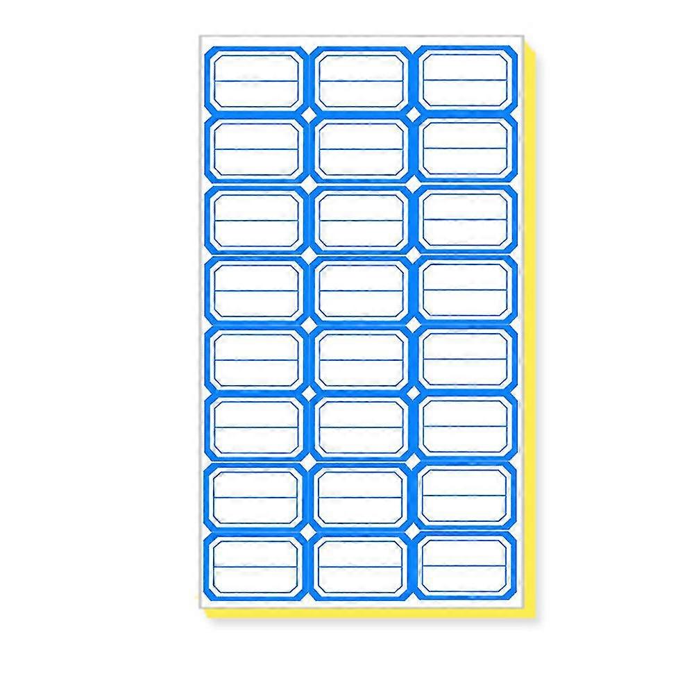 140 Sheets, - File Folder Labels Stickers,waterproof Label Name Label Sticker For Office - Red/blue