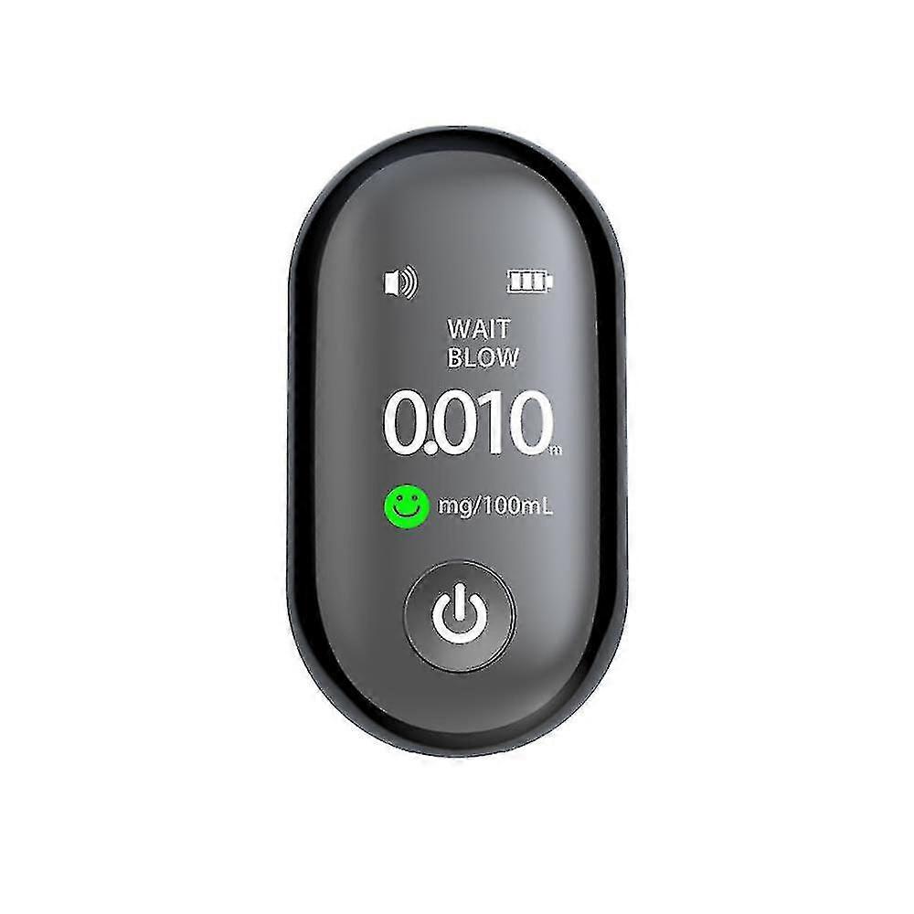 Alcohols Detector Non-contacting Breath Blow Tester Tft High-sensitive Electronic Breathalyzer With 3-color Indicator Light