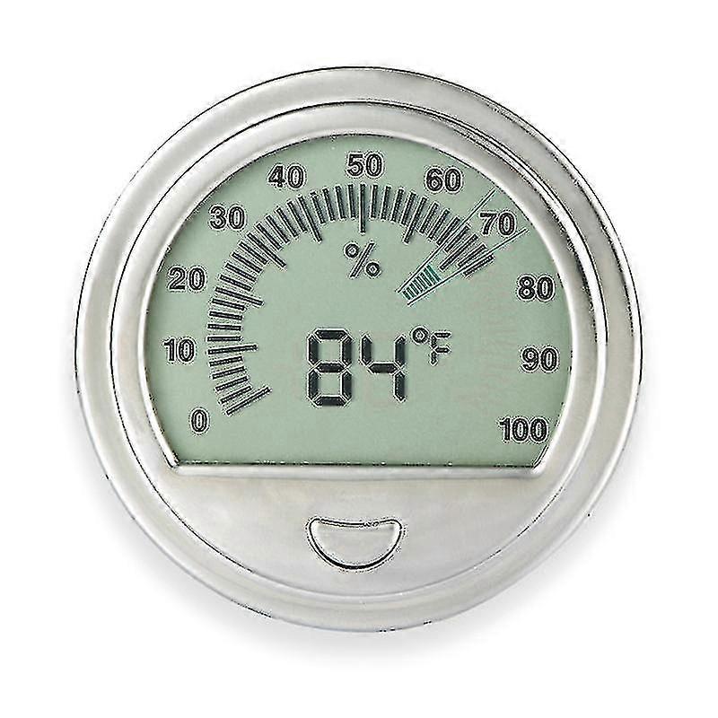 Round Humidity Temperature Gau Metal For Box