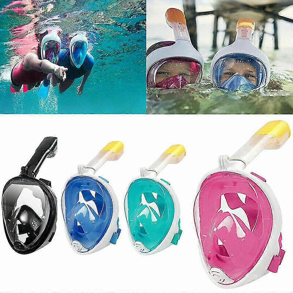 Snorkelmask Anti-dimma Helmask för simning Dykning Scuba Goggle Mask för vuxna barn