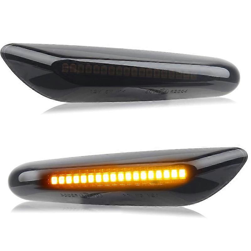 2Pcs/Set Car Turn Signal Lights For BMW E90 E91 E92 E60 E87 E46 X1 X3 Side Marker Lights Lateral LED Indicator Accessories