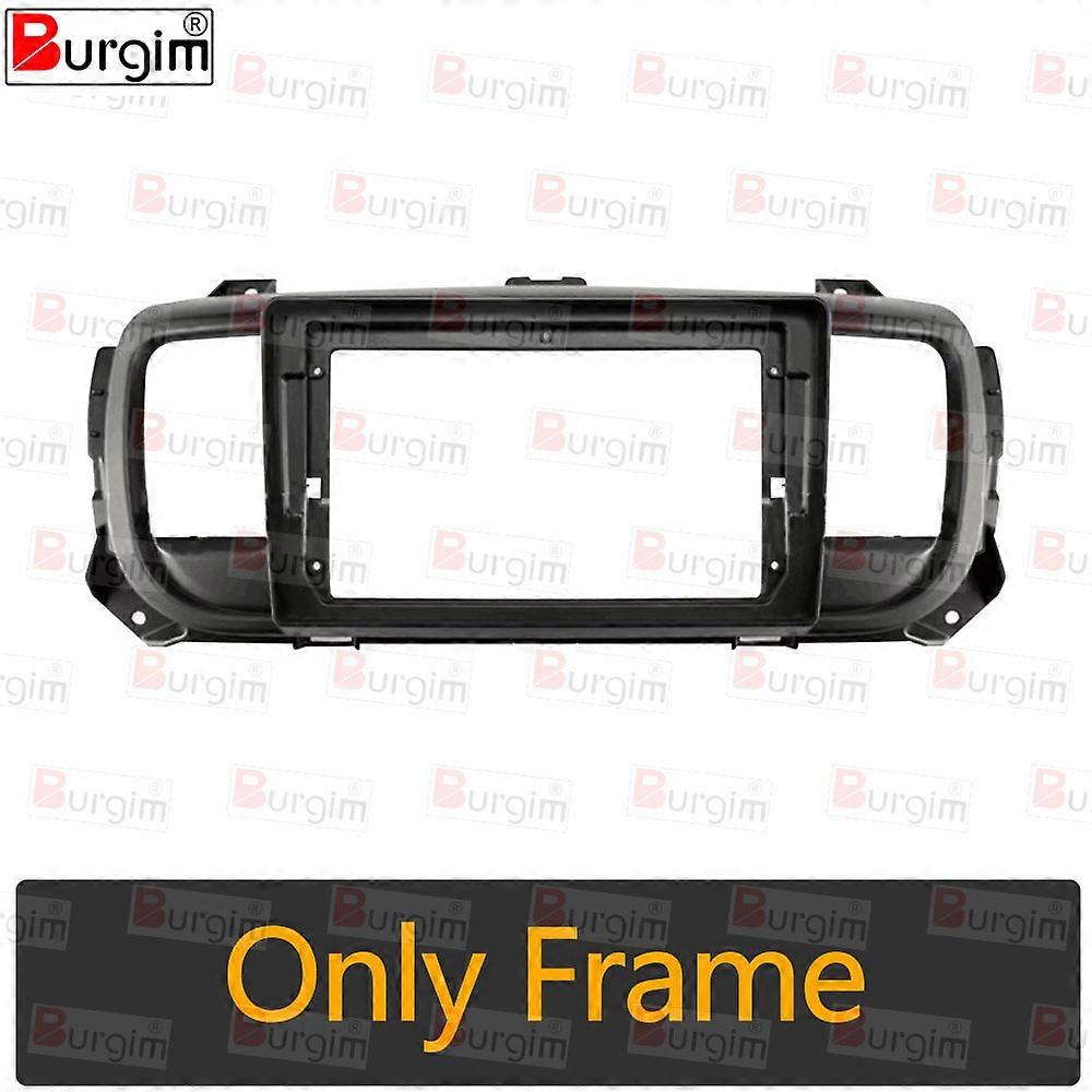 Cadre d’autoradio pour Citroën Jumpy Peugeot Expert Toyota Proace 2016-2021 9 pouces 2DIN Stéréo Faisceau de panneau Cordon d’alimentation Canbus