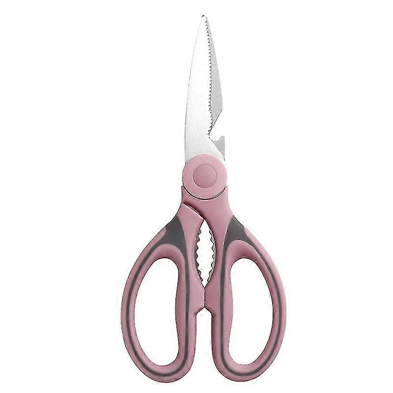 Kitchen Shears,multi-function Duty Kitchen Scissors, Ultra Poultry Shears For Poultry Meat Vegetables Herbs Bbq(2pcs, Pink)