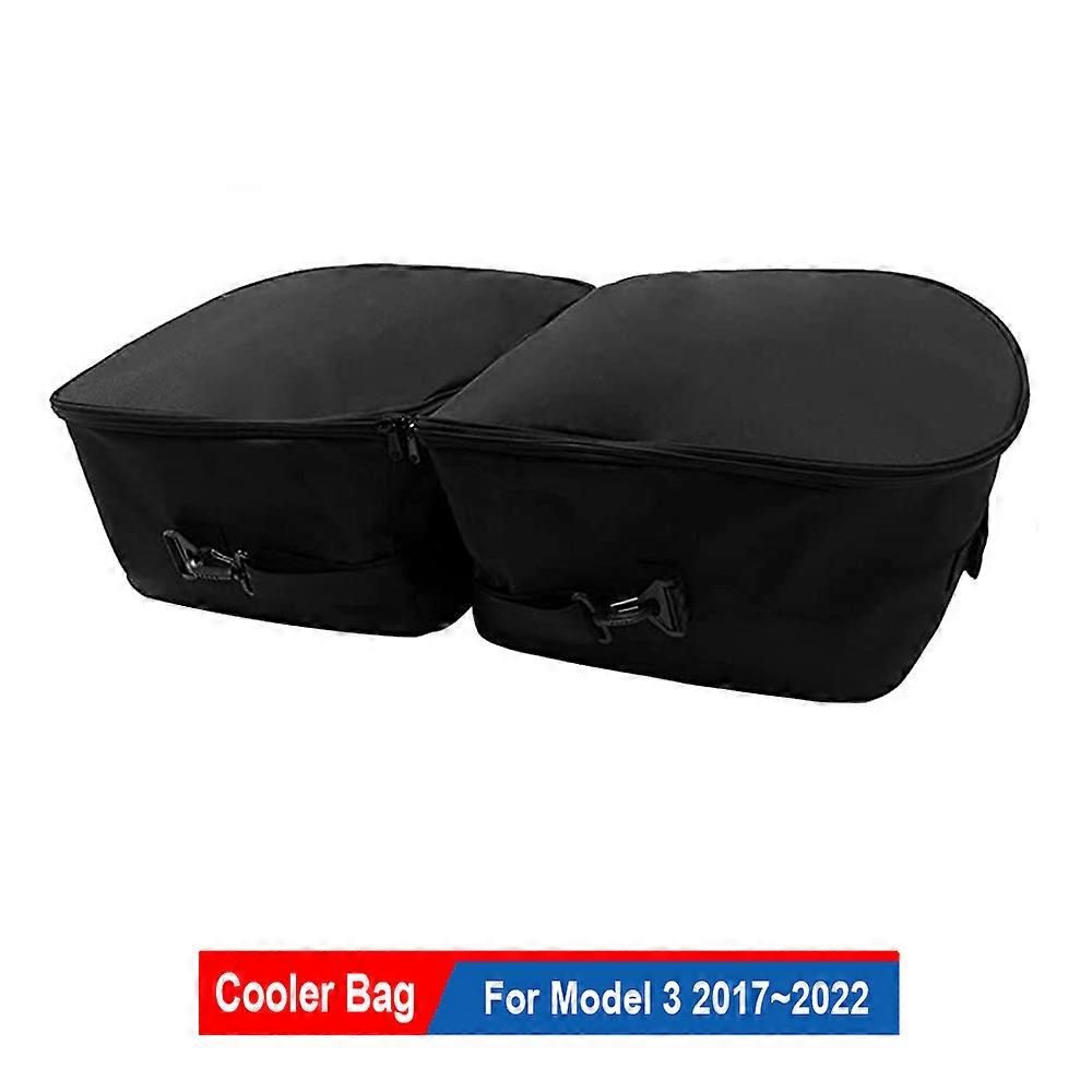 For Tesla Model Y Frunk Cooler Organizer Insulation Bag Front Trunk Storage Organizers for Tesla Model 3 Insulated Cooler Bag