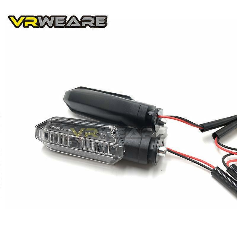 2Pcs/4Pcs Motorcycle LED Turn Signal Amber Color Accessories Indicator Blinkers Flashers For Honda RS150 XRE300 CRF300 X-ADVMotor Vehicle Lighting