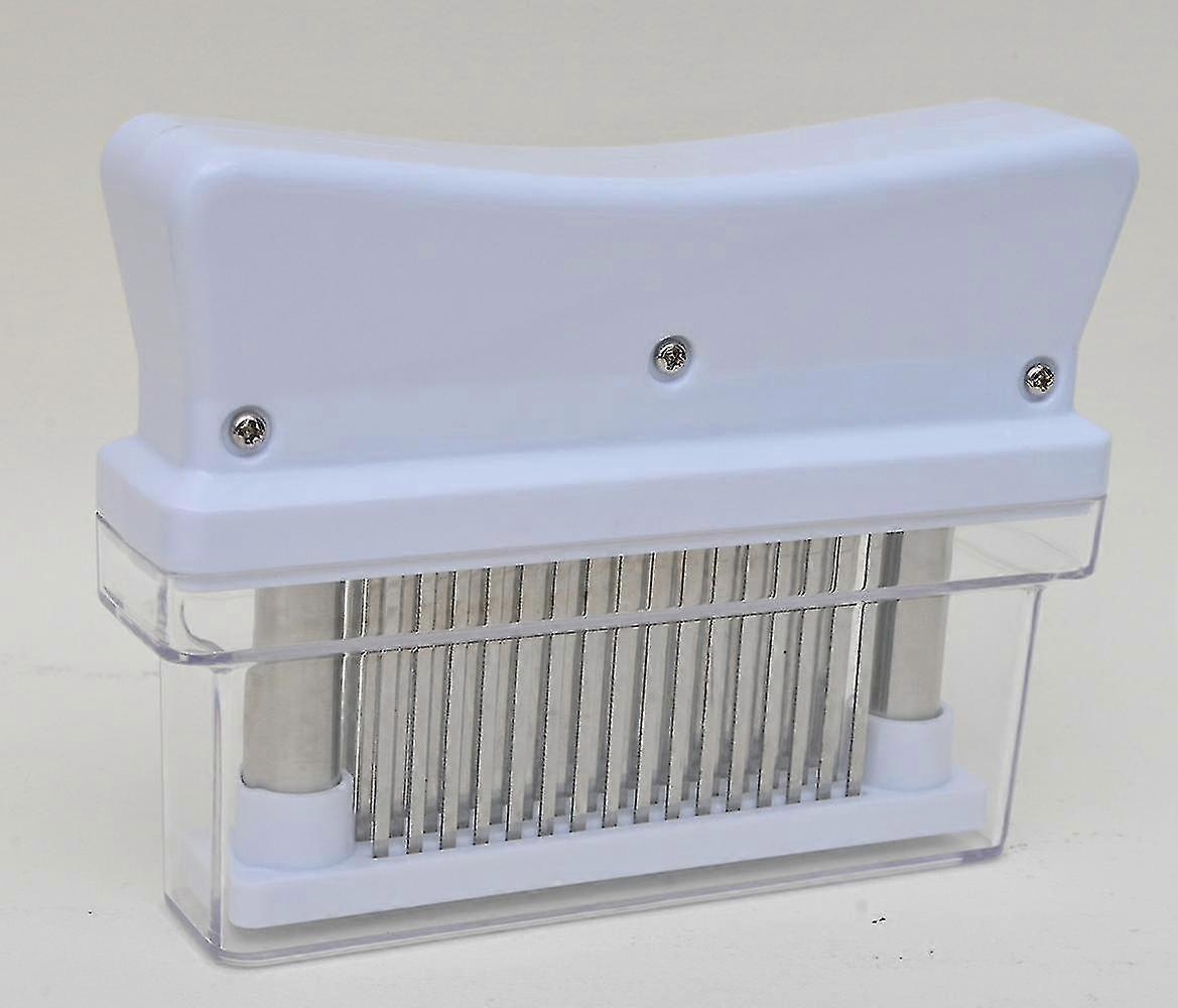 Meat Tenderizer Tool, Kitchen Gadget Tenderizers 48 Blades(white)