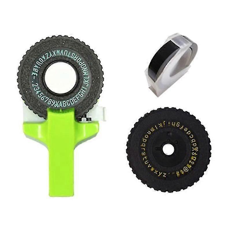 E101 Label Printer +2 Wheels Hand Stam For Dymo 3d Eming