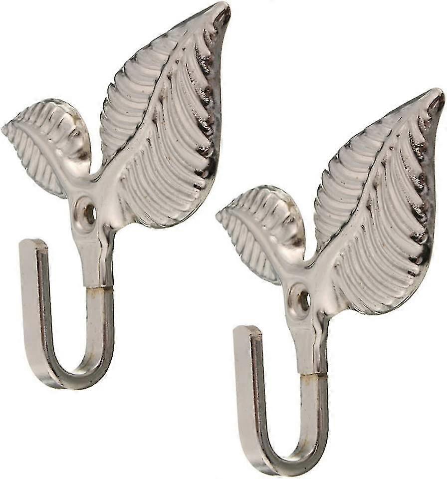 2 stk retro blad sink legering veggmontert håndkle krok bad håndkle stativ håndkle bar holdbart baderomstilbehør kjøkken