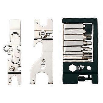 Kit multi-outils de vélo portable Clé multifonction Kit d’outils de réparation de vélo