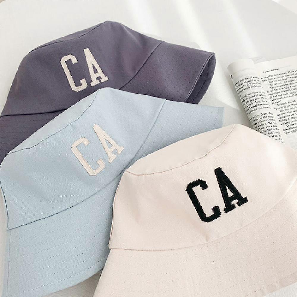 3Pack Cappello da pescatore pieghevole in cotone Sun Beach Cap Cappello da pescatore per le vacanze Scuola Shopping Escursionismo-A