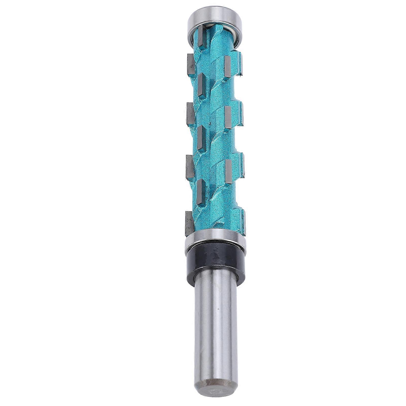 Flush Mount Spiral Chamfer Router Bit, 1/2" Shank, 3/4" Cutting Diameter, Double Bearing Carbide Tipped Woodworking Cutter