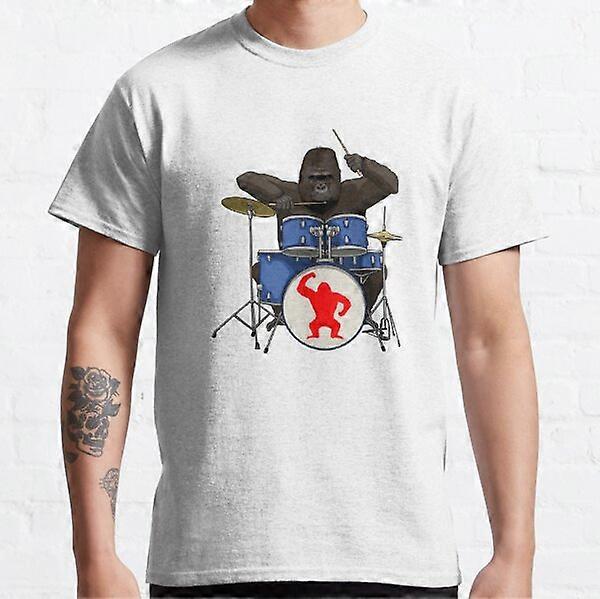 Gorilla Drummer Klasické tričko-RK699