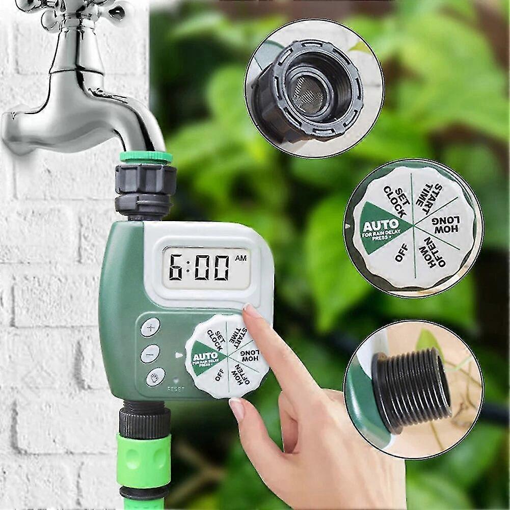 Eccellente Timer Dell'acqua Del Giardino Irrigazione Programmatore Di Irrigazione Display Digitale Automatico Programmabile Agricolo Digitale Rubinetto Del Rubinetto