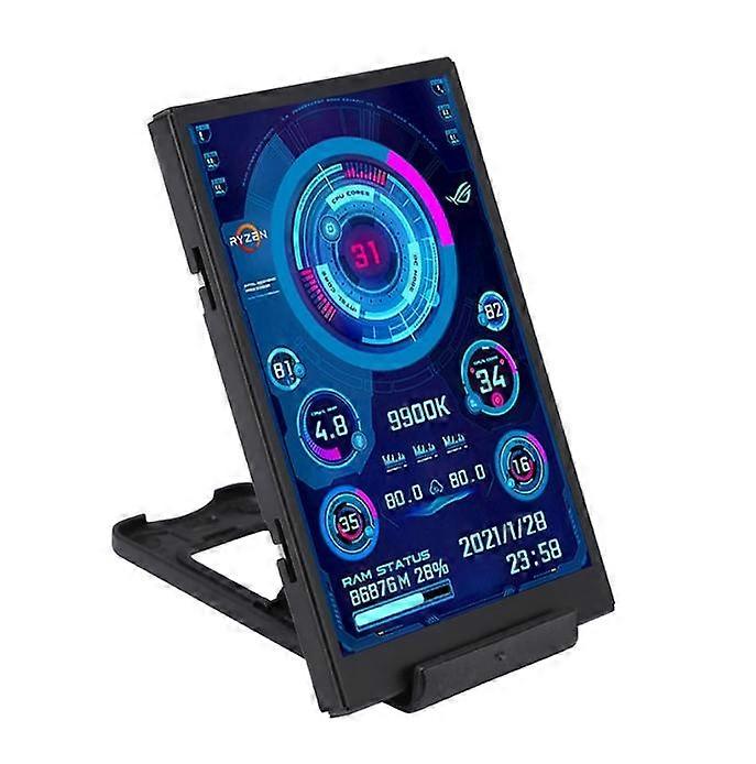 3.5 Inch IPS TYPE-C Secondary Screen Computer CPU GPU RAM HDD MonitorUSB Display For Freely AIDA64