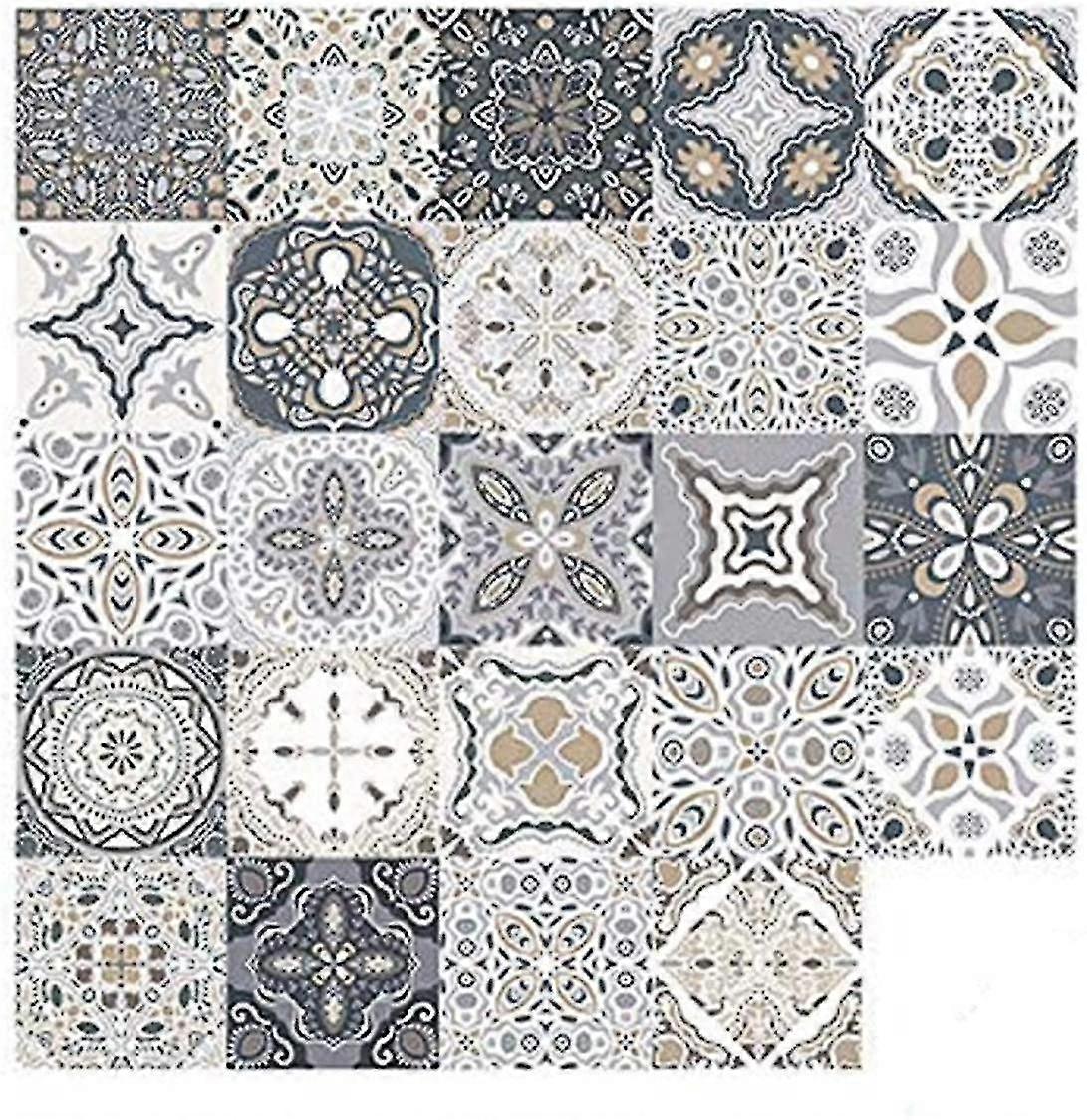 Tile Sticker Vintage Mosaic Tile Sticker 10x10cm