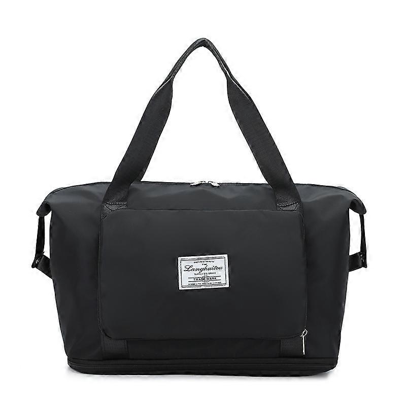 תיקי כתף לנשים קיבולת גדולה מתקפל נשים תיק נסיעות בד אוקספורד עמיד למים תיק בד אוקספורד