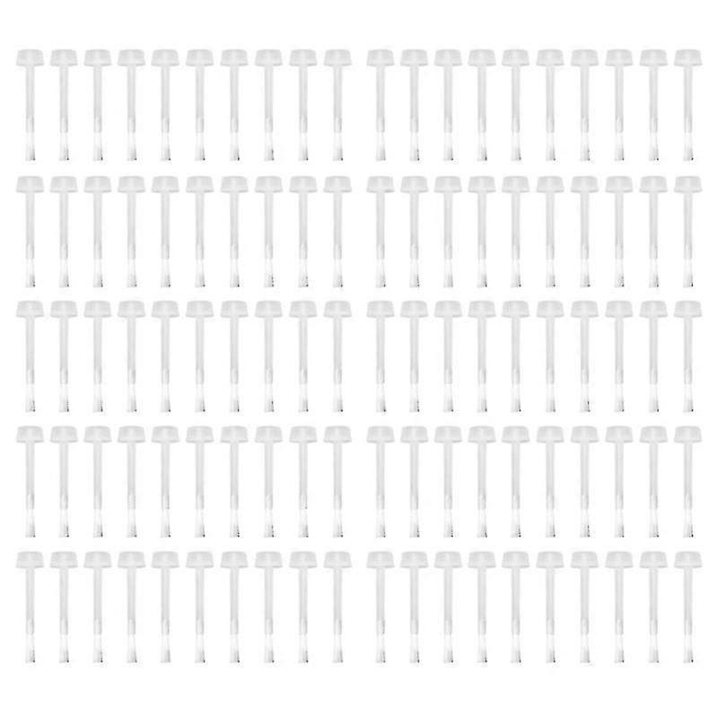 100pcsネイルポリッシュ交換ブラシディッピング液体アプリケーターブラシマニキュアツール