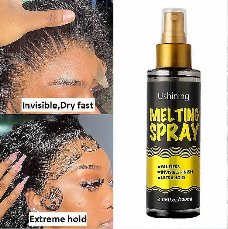 Lace melting spray and styling spray (120 ml), wig melting spray and wig adhesive