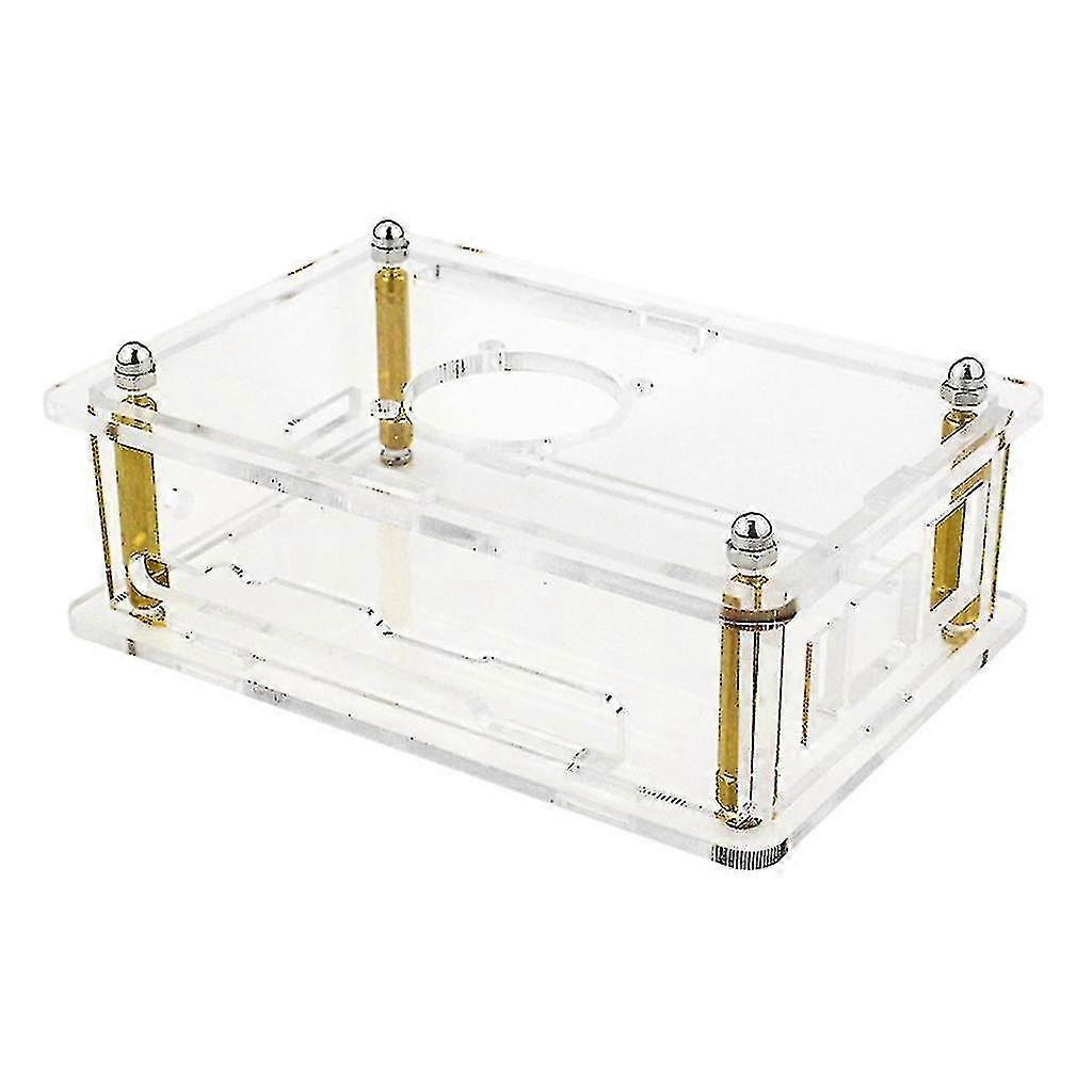 Case Cover For Orange Pi 5 With Cooling Fan Heat Dissipation Enclosure Clear High Quality