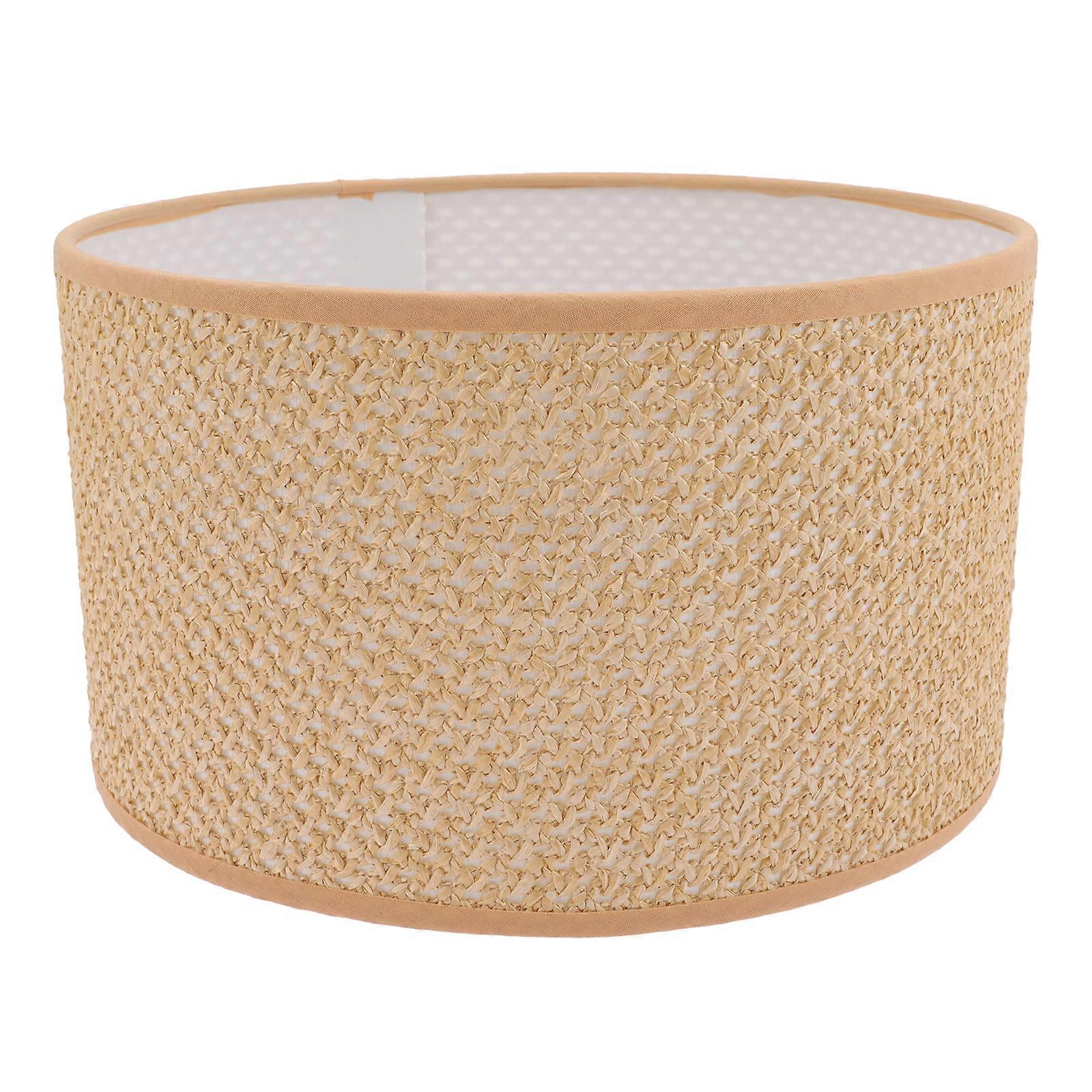 Fabric Weaving Lamp Cover Hanging Lamp Shade Desktop Lampshade E27 Lampshade