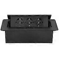 1 Piece Retractable Power Strip For Recessed In The Desk, Worktop Power Strip (eu Pluglo-ron
