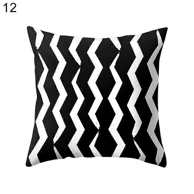 Musta kolmio ympyrä tähti tyynyliina tyynynpäällinen kodin tuoli sohva auton sisustus JIKAIX