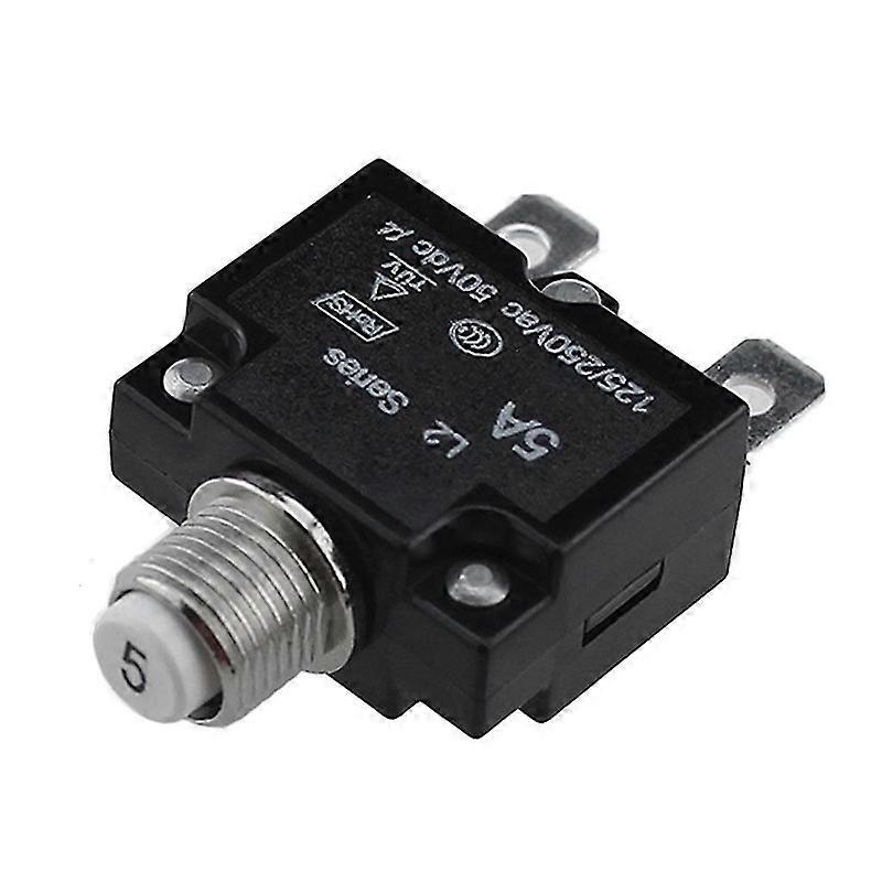 5a/10a/15a/20a/30amp Push Button Resettable Thermal Circuit Breaker Panel Mount Boris