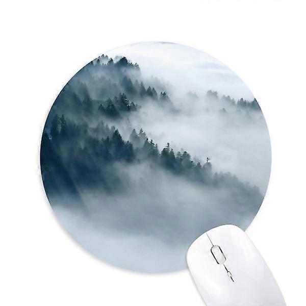 Fog Forest Mountain Sky Cloud Mouse Pad