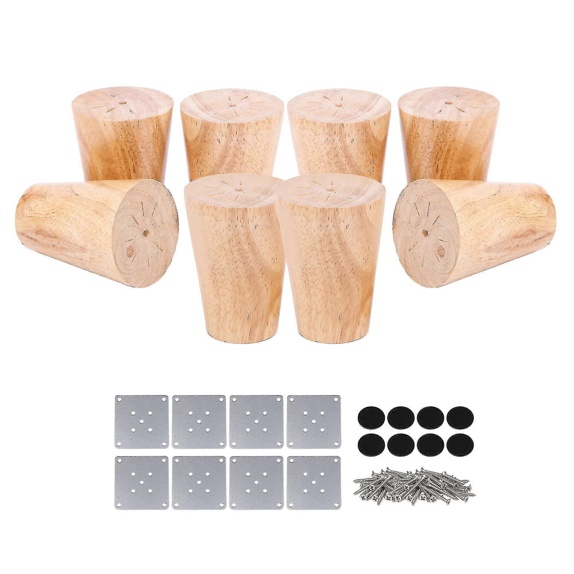 8x C Sd Møbler Ben DIY Sofa Fødder 80x58x38mm