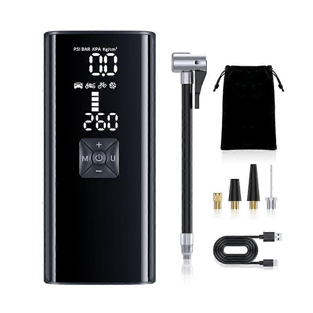 Bil Elektrisk Pumpe Smart-Digital Luftkompressor Dæktryksdetektor