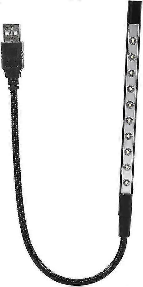 ミニ読書灯10LED超高輝度読書灯USB本を読むための柔軟なポータブルトラベルランプ