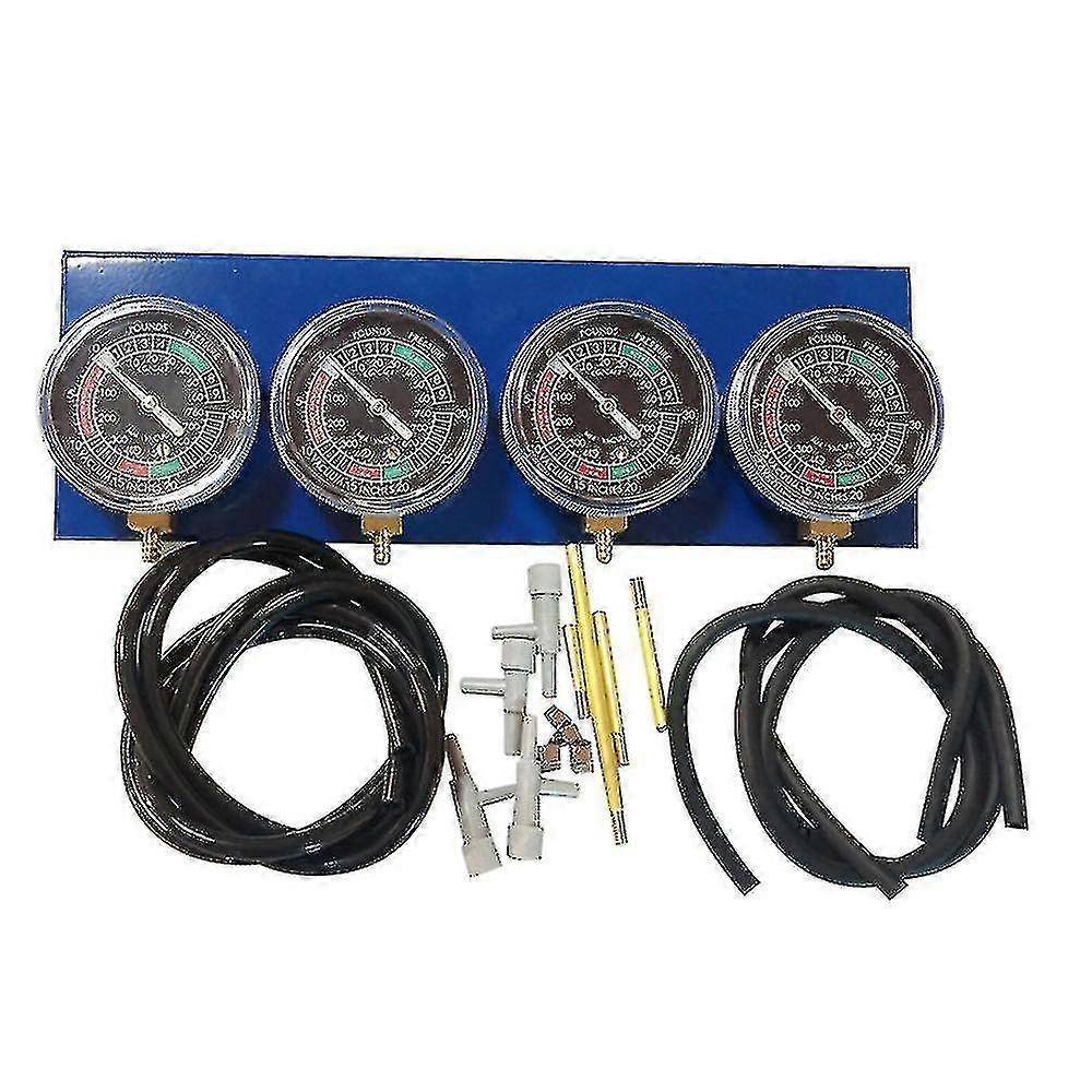 Mc-4 Cylinder Carburetor Synchronizer Kit - Vacuum Gauge Balancer Sync Balancing Gauges For Motorcyc