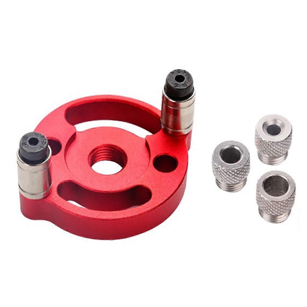 Woodworking Pocket Hole Jig 6/8/10mm Self-Centering Vertical Doweling Jig Drill Guide for Locator H
