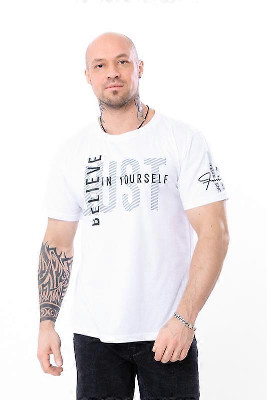 Casual Men’s Tee – Versatile Design & Stylish Print, Summer, HC 8012-001-33-4