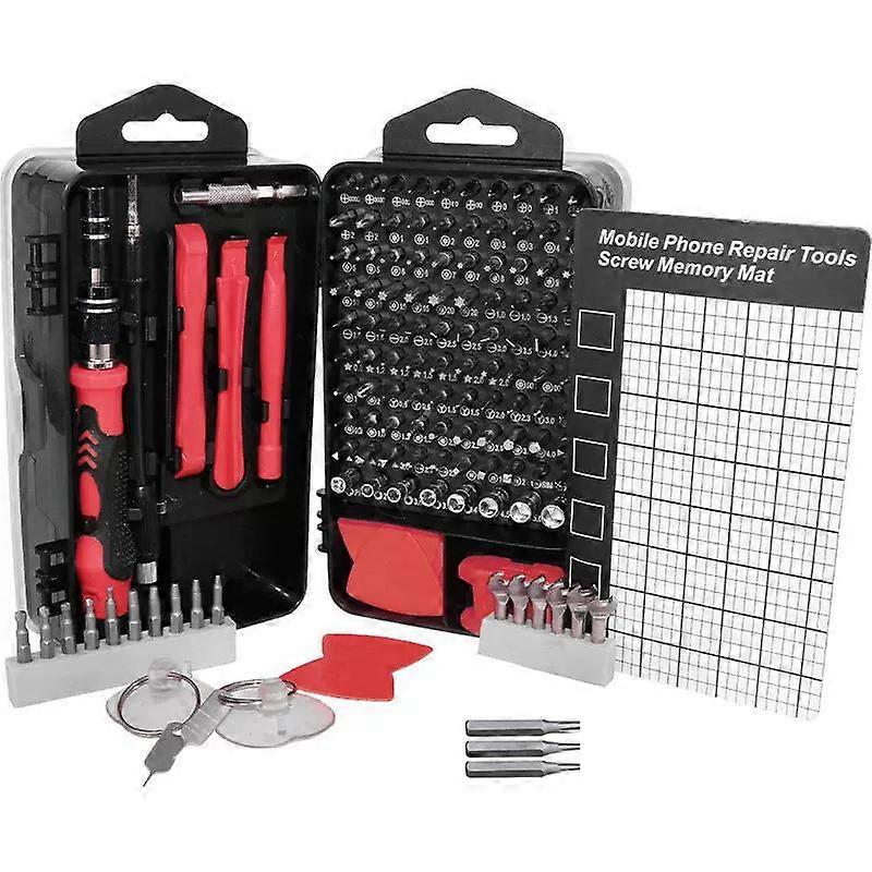 138-in-1 Precision Screwdriver Set - Red