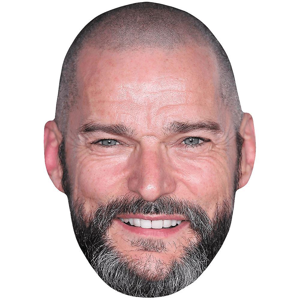 Fred Sirieix (Smile) Celebrity Mask, Flat Card Face
