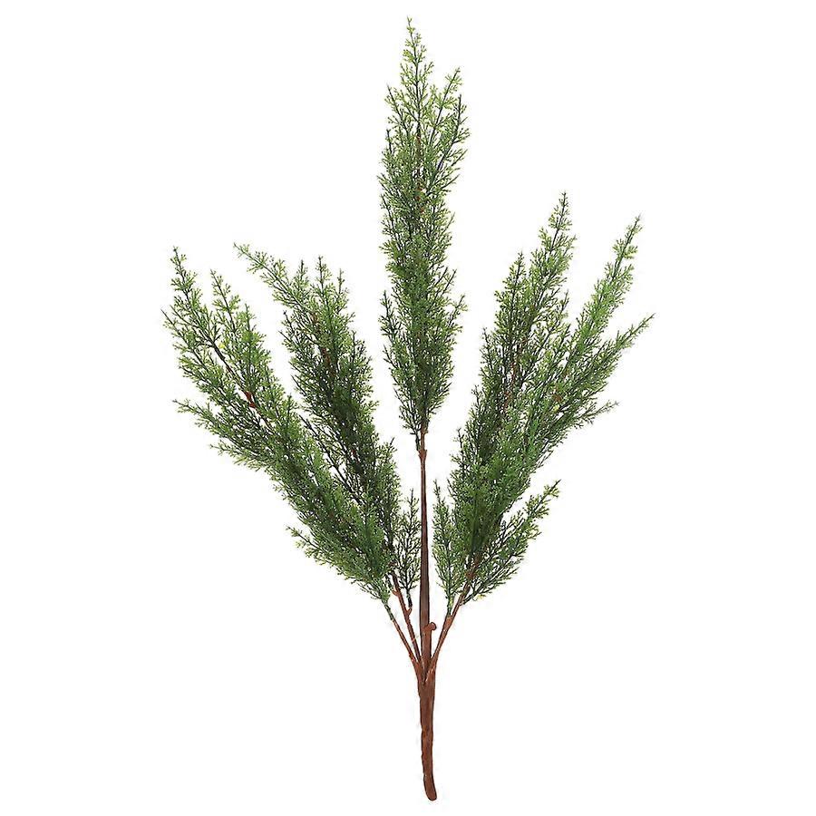 Five-Branch Pine Cypress Artificial Plant – 52CM Realistic Leaf
