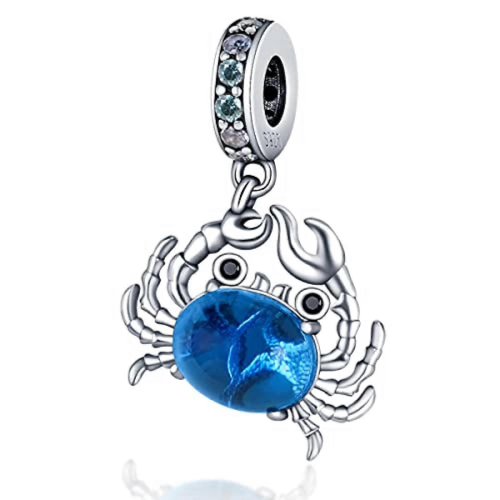 925 Sterling Silver Charm for Pandora Bracelets Evil Eye Travel